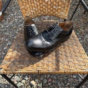 Johnston & Murphy Black Leather Oxfords